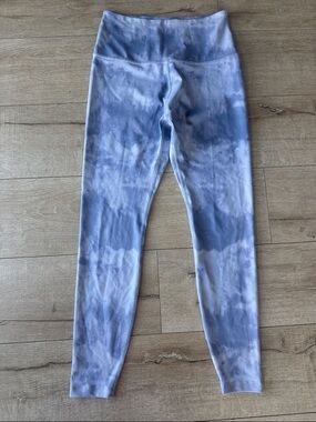 Beyond Yoga Womens Tie-Dye Blue Leggings